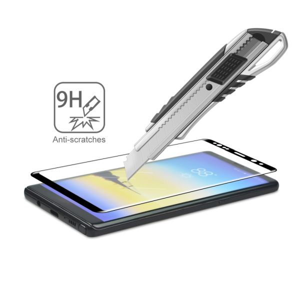Tvrdené sklo na Samsung Galaxy Note 9, 9H, 0.3mm, 3D čierne