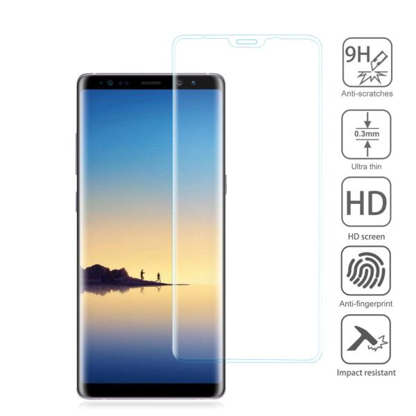 Tvrdené sklo na Samsung Galaxy Note 9, 9H, 0.3mm, 3D číre