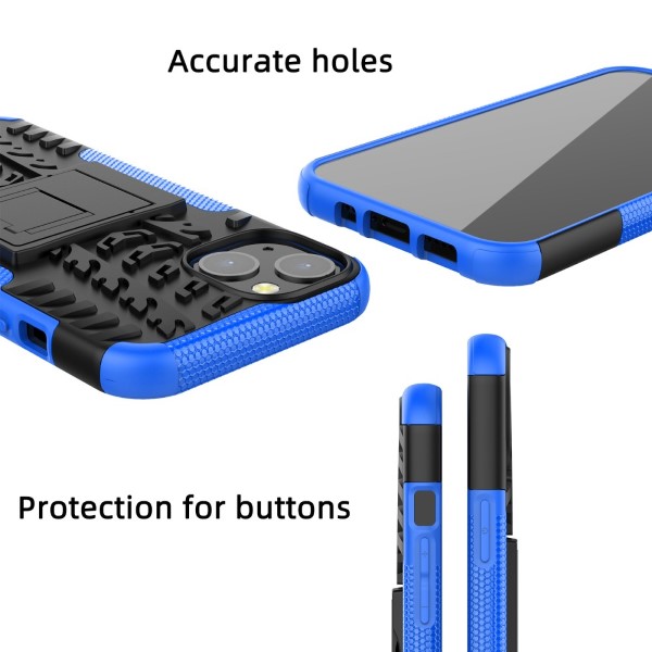 Kryt na iPhone 13 odolný Tire modrý