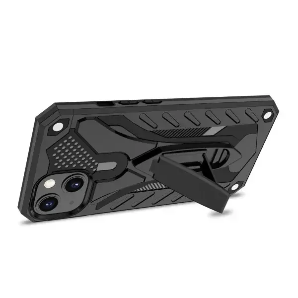 Kryt na iPhone 13 Pro odolný kickstand čierny