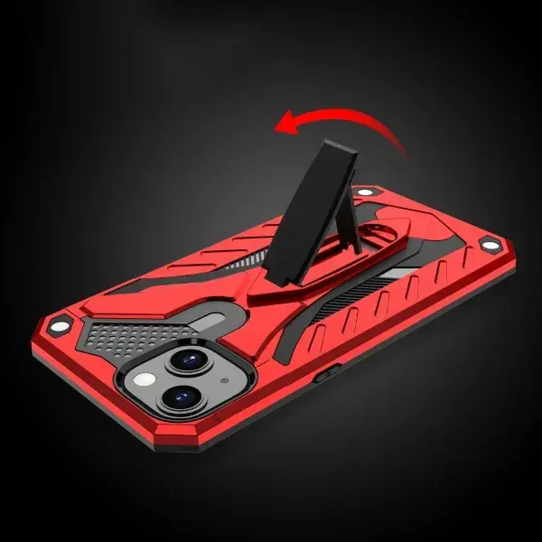 Kryt na iPhone 13 Pro odolný kickstand čierny