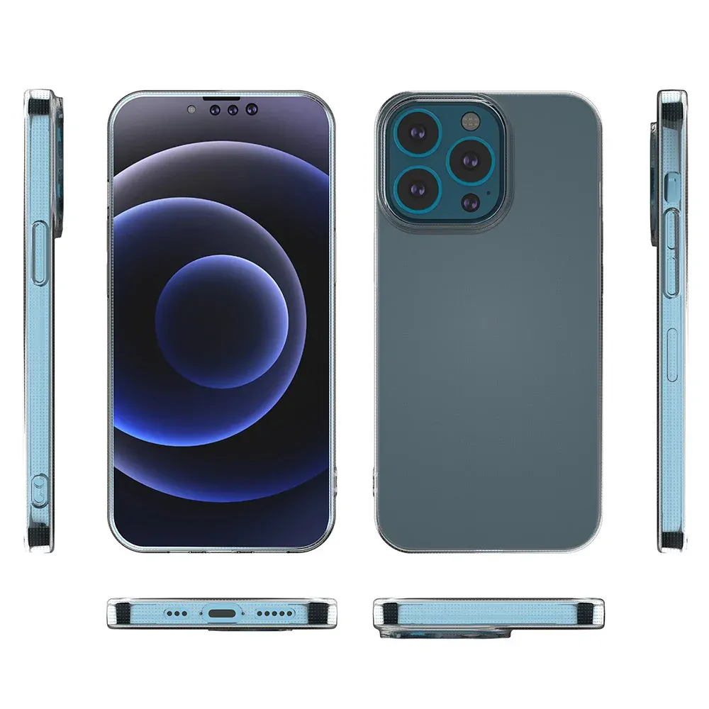 Kryt na iPhone 14 Pro gumový Premium číry