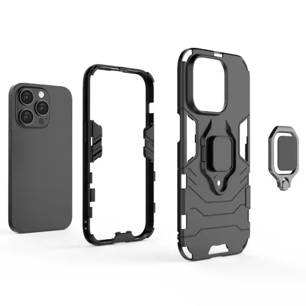 Kryt na iPhone 14 Pro odolný Clip červený