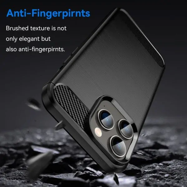 Kryt na iPhone 14 Pro Carbon červený