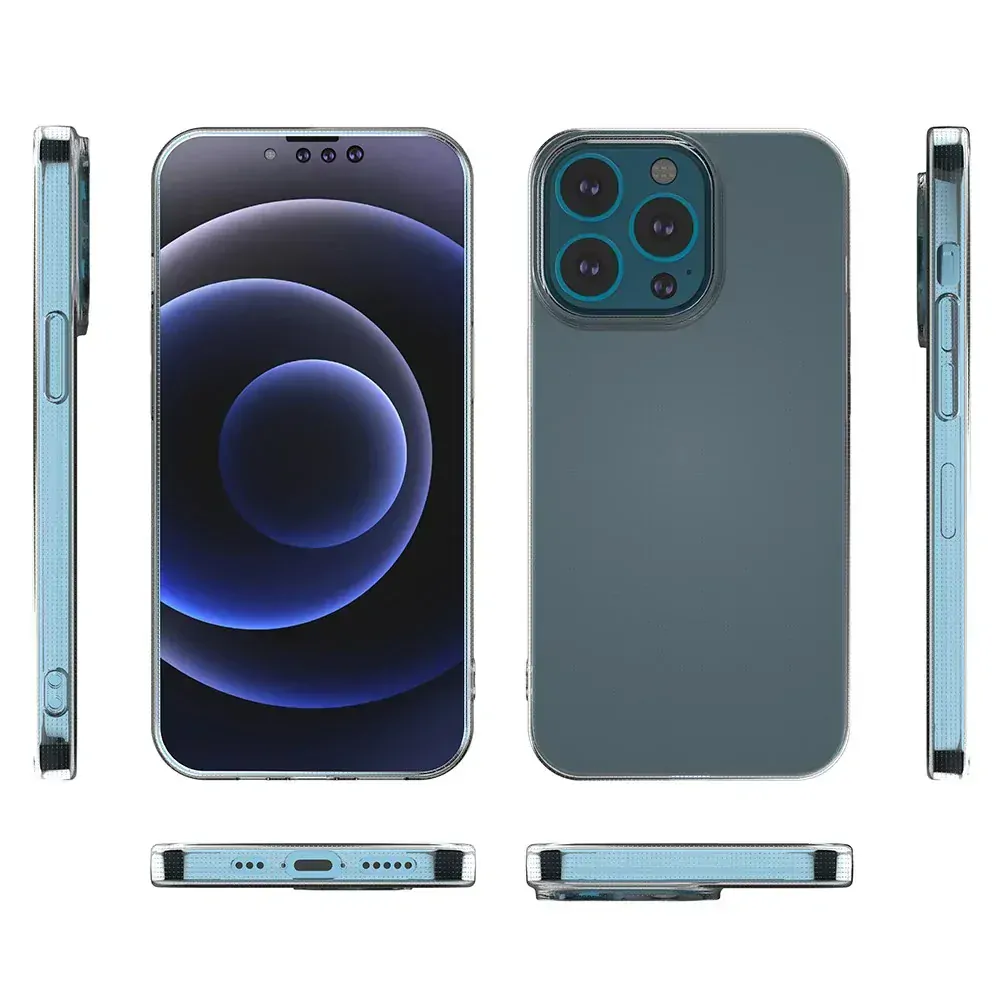 Kryt na iPhone 14 Pro Max gumový Premium čirý