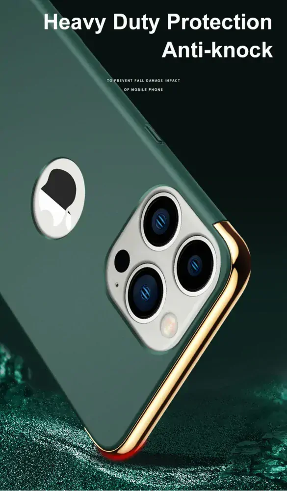 Kryt na iPhone 14 Pro Shockproof zlatý