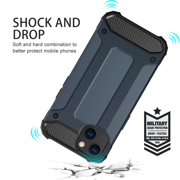 Kryt na iPhone 13 Mini odolný Hybrid strieborný