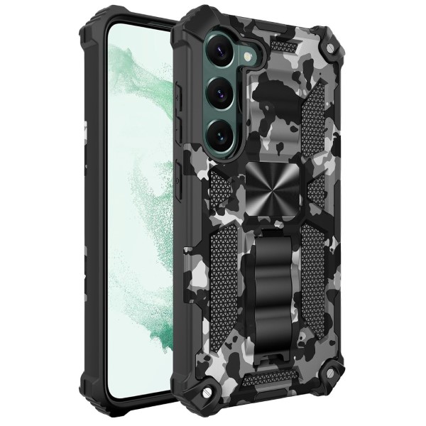 Kryt na Samsung Galaxy S23 odolný Camo svetlo modrý