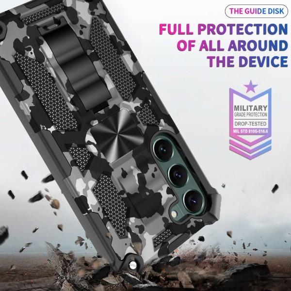 Kryt na Samsung Galaxy S23 odolný Camo svetlo modrý