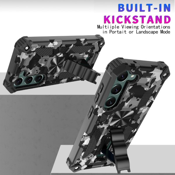 Kryt pre Samsung Galaxy S23 plus odolný Camo modrý