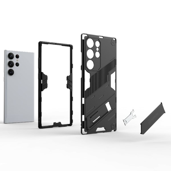 Kryt na Samsung Galaxy S23 Ultra odolný Camo svetlo modrý