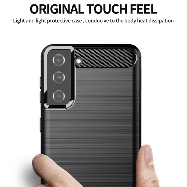 Kryt na Samsung Galaxy S21 Plus Carbon modrý