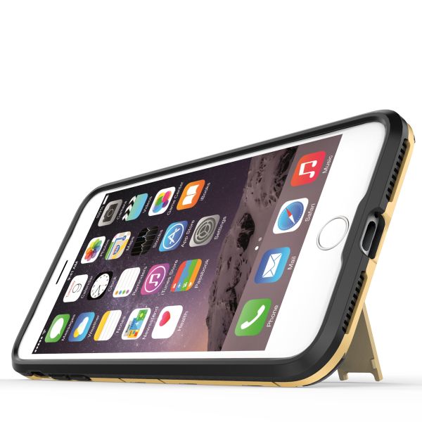 Kryt na iPhone 7 Plus / 8 Plus army clip zlatý