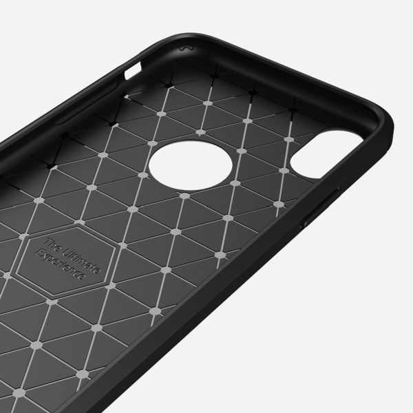 Kryt na iPhone Xr Carbon červený