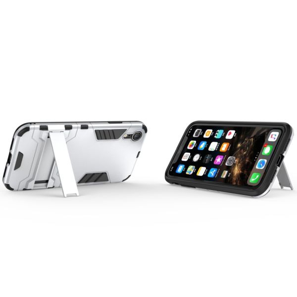 Kryt na iPhone Xr odolný Army clip tmavo modrý