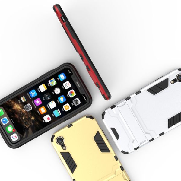 Kryt na iPhone Xr odolný Army clip tmavo modrý