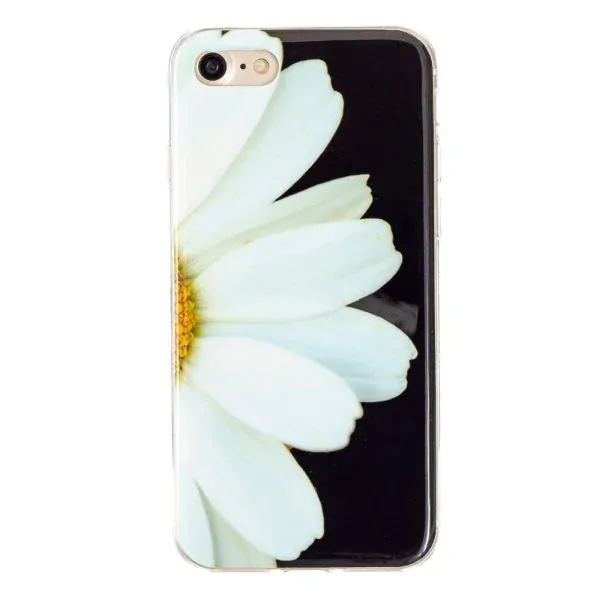 Kryt na iPhone 7 / 8 / SE ( 2020 / 2022 ) svietiaci Kytka žltý