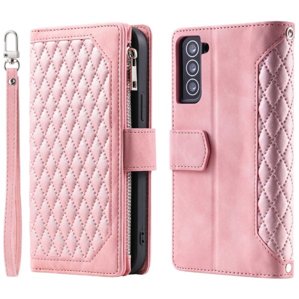 Puzdro na Samsung Galaxy S21 FE Luxury Double Layer ružové