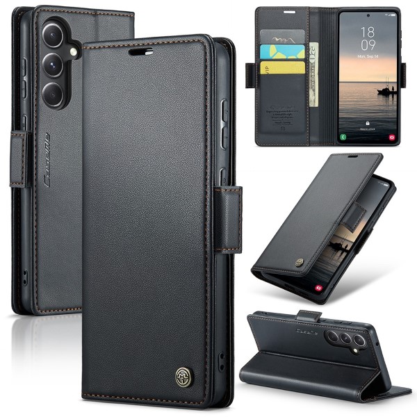 Puzdro na Samsung Galaxy S23 FE CASEME smooth čierne