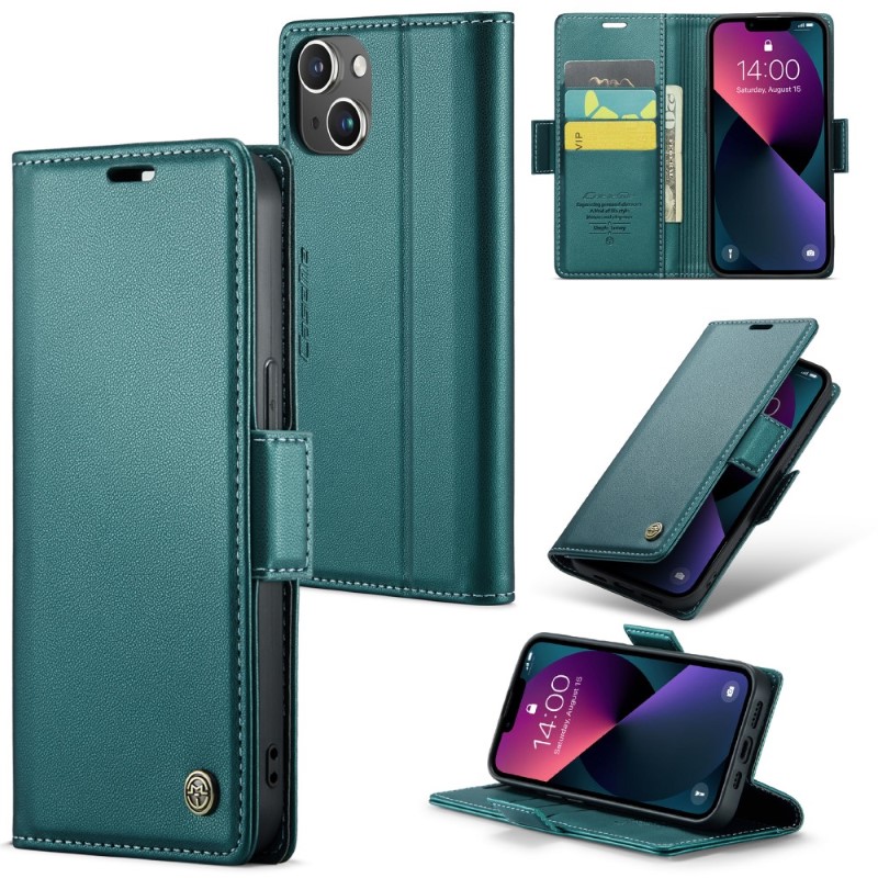 Púzdro na iPhone 15 CASEME Smooth zelené