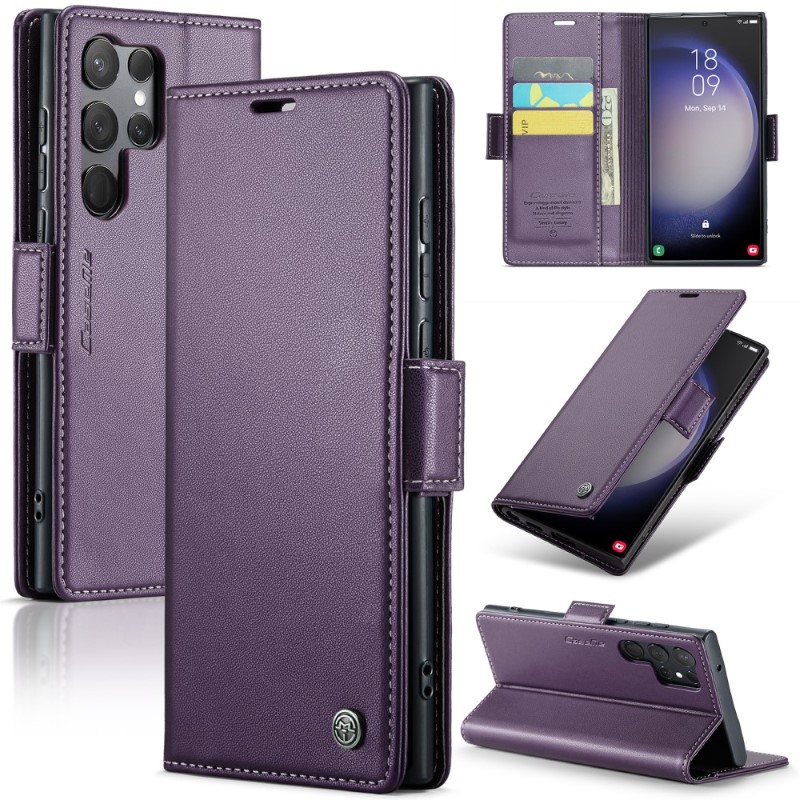 Puzdro na Samsung Galaxy S24 Ultra CASEME smooth fialové