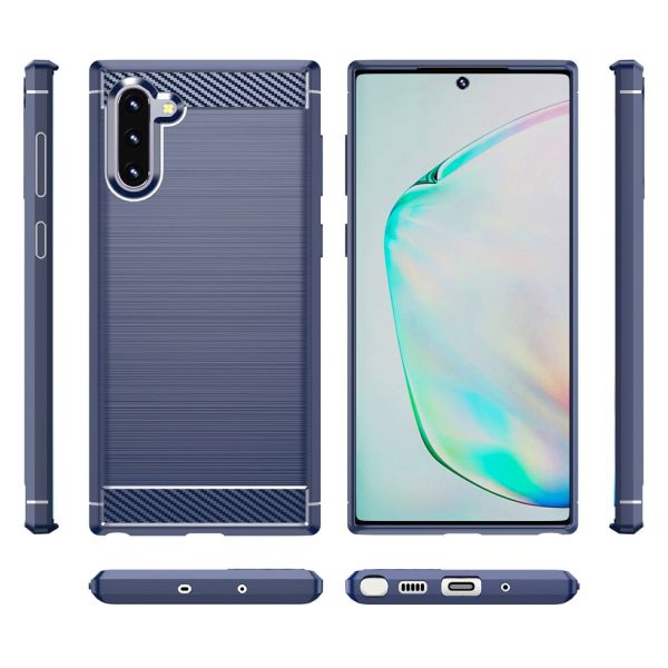 Kryt na Samsung Galaxy Note 10 Carbon tmavomodrý