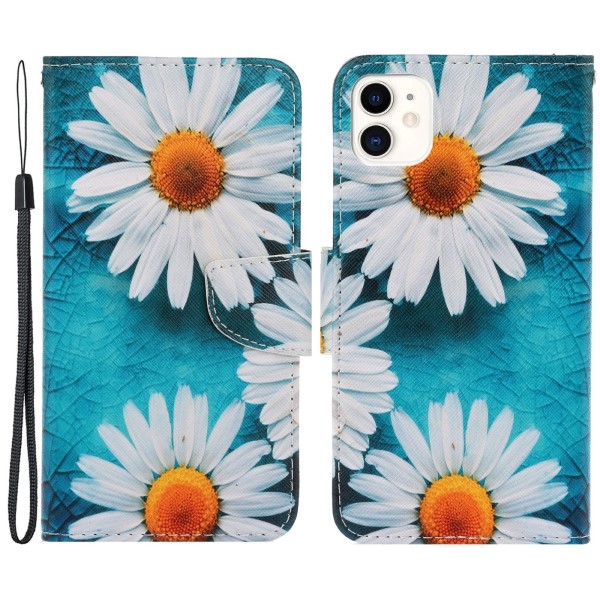 Púzdro pre iPhone 11 Kytka modré