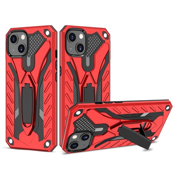 Kryt na iPhone 13 odolný kickstand červený