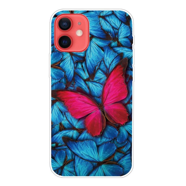 Kryt na iPhone 13 Motýľ modrý