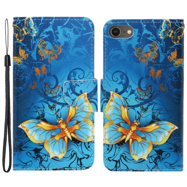 Puzdro na iPhone 7 / 8 / SE (2020 / 2022) Motýľ zlaté