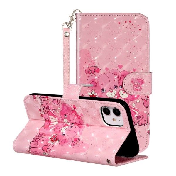 Púzdro pre iPhone 11 Medvedík ružové