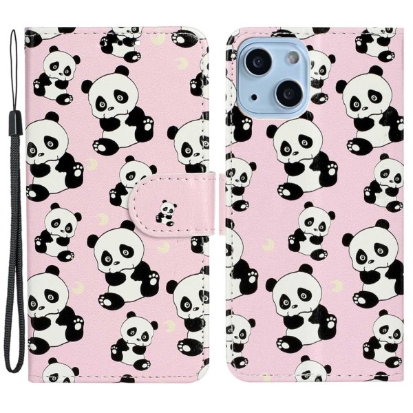Púzdro pre iPhone 14 Panda ružové