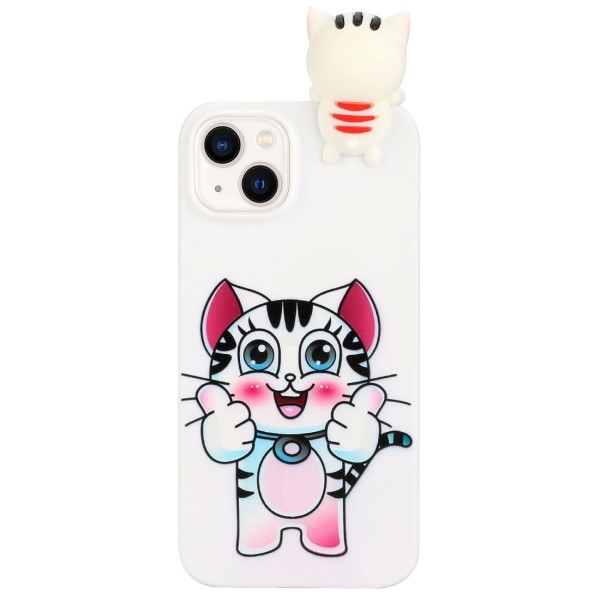 Kryt iPhone 14 3D mačiatko