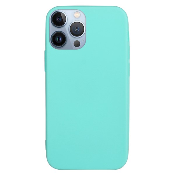 Kryt na iPhone 14 Pro gumový svetlo modrý