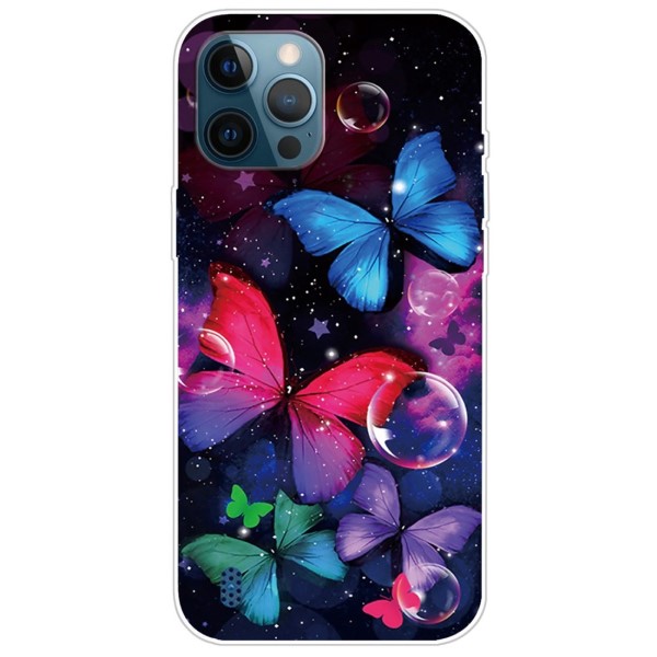 Kryt na iPhone 14 Pro Motýľ čierny
