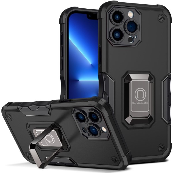 Kryt na iPhone 14 Pro odolný Kickstand čierny