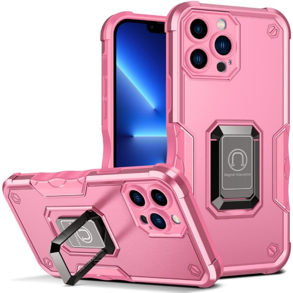 Kryt na iPhone 14 Pro odolný Kickstand ružový