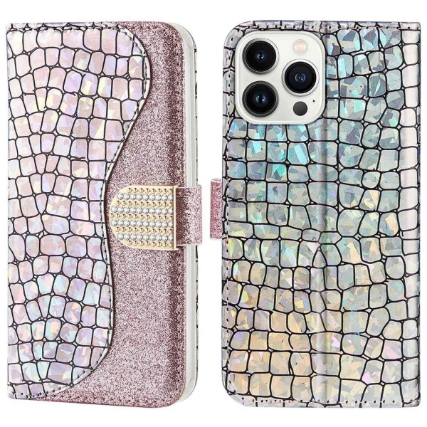 Púzdro pre iPhone 14 Pro Glitter ružové