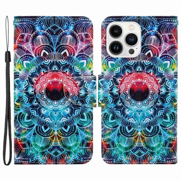 Puzdro pre iPhone 14 Pro Mandala farebné