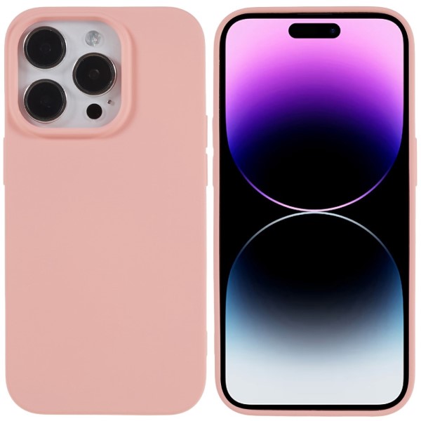 Kryt na iPhone 14 Pro gumový Thickness ružový