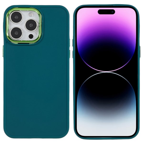 Kryt na iPhone 14 Pro gumový Lens zelený