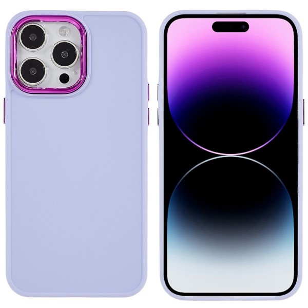 Kryt na iPhone 14 Pro gumový Lens fialový