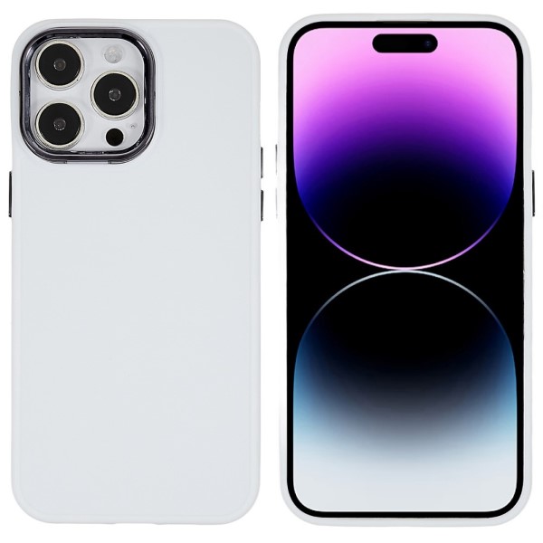 Kryt na iPhone 14 Pro gumový Lens biely