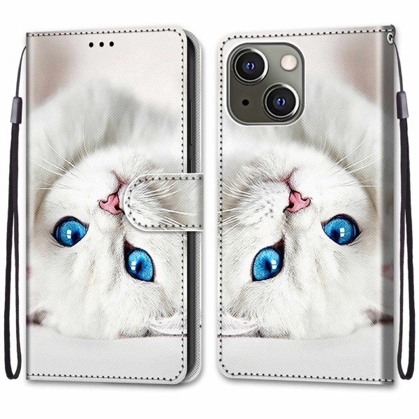 Pouzdro pro iPhone 13 Kotě bílé
