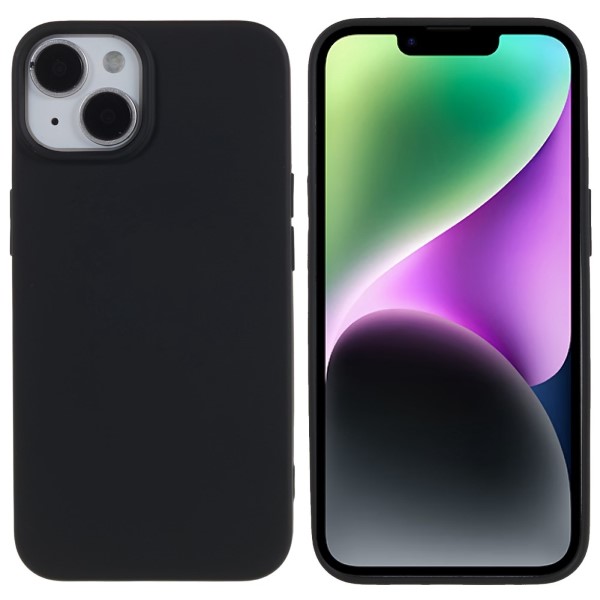 Kryt na iPhone 14 Plus gumový čierny