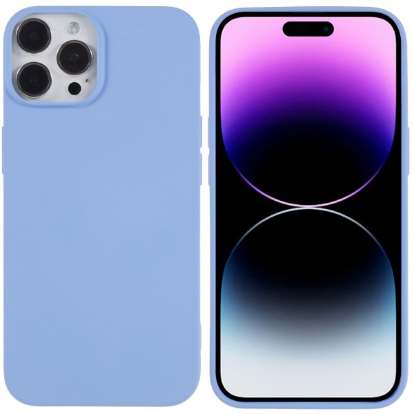 Kryt na iPhone 14 Pro Max gumový fialový