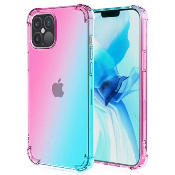 Kryt na iPhone 14 Pro Max gumový gradient modrý