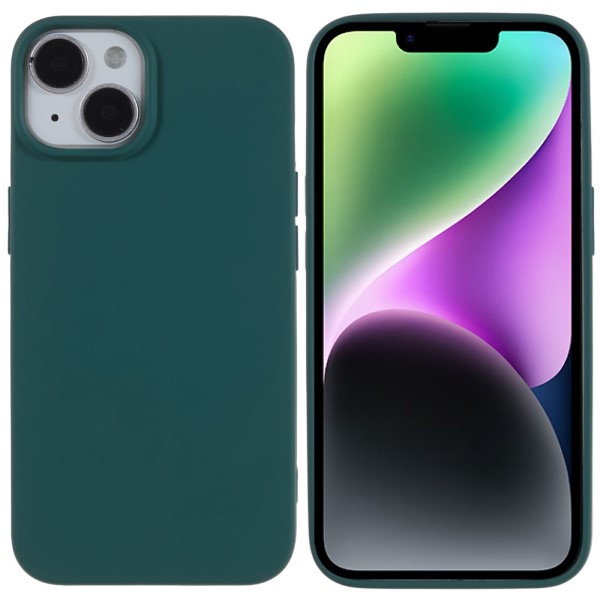 Kryt na iPhone 14 Plus gumový zelený