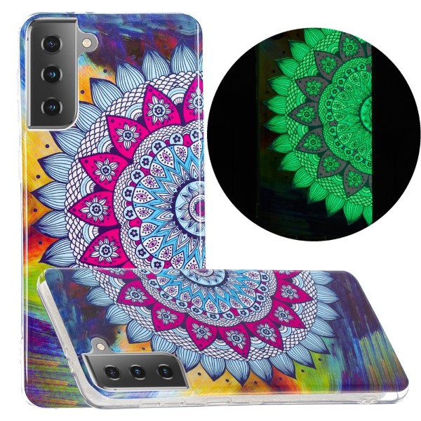 Kryt na Samsung Galaxy S21 svietiaci Mandala