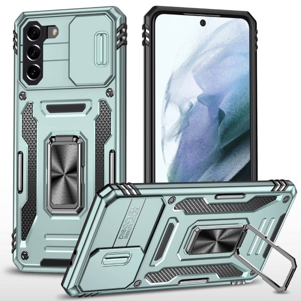 Kryt na Samsung Galaxy S21 Plus odolný s krytom na fotoaparát zelený